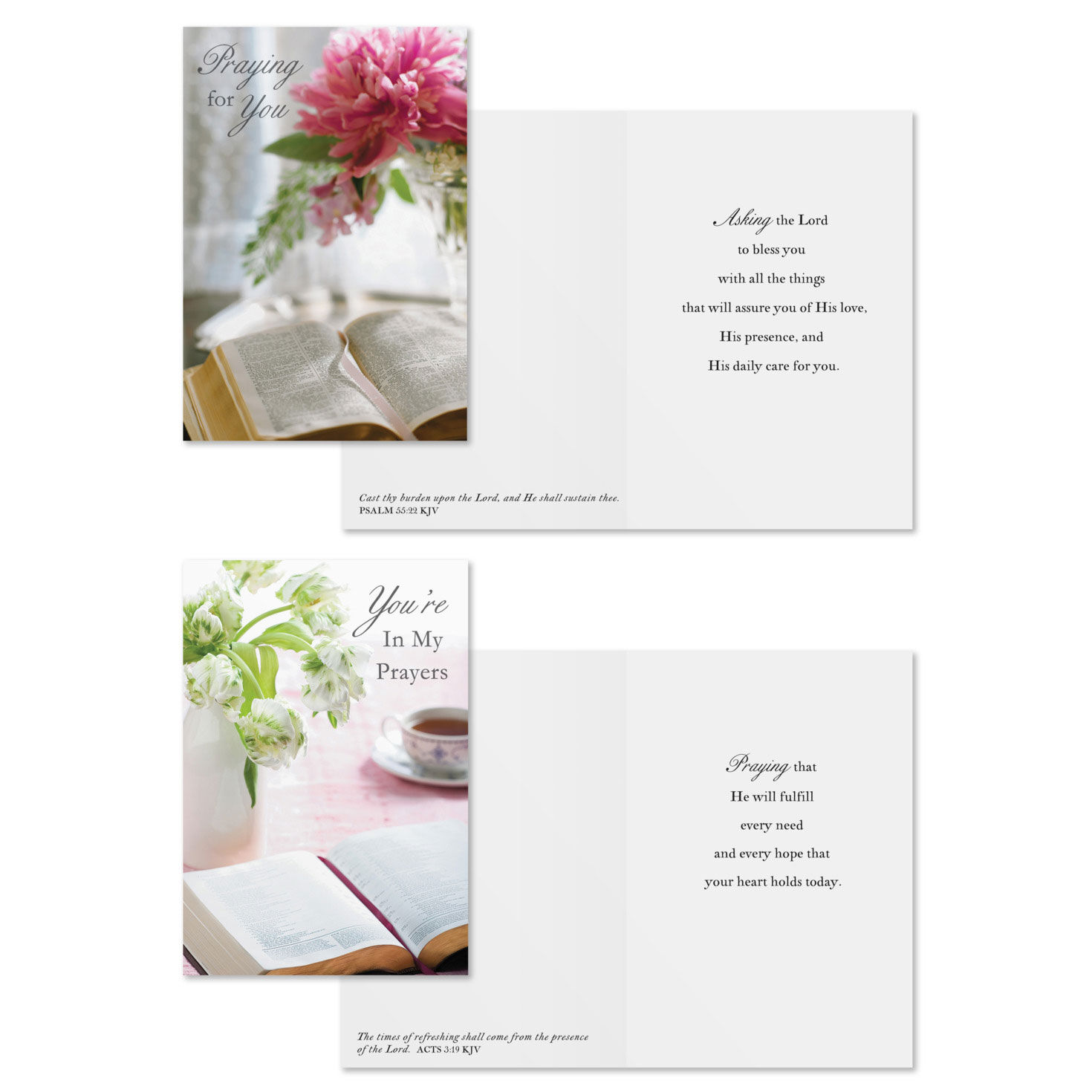 Open Bibles DaySpring Prayer Cards Assortment Card Front with Sentiment image number 3