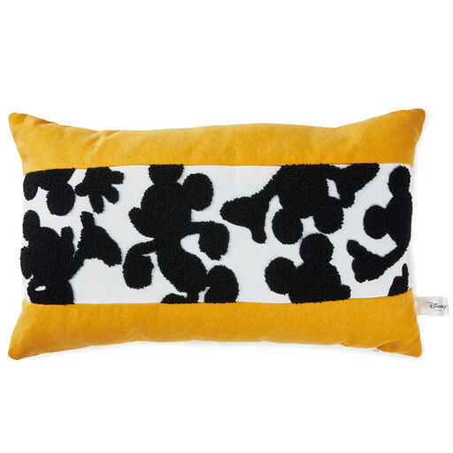 Disney Mickey Mouse Silhouettes Lumbar Throw Pillow, 18x9, 