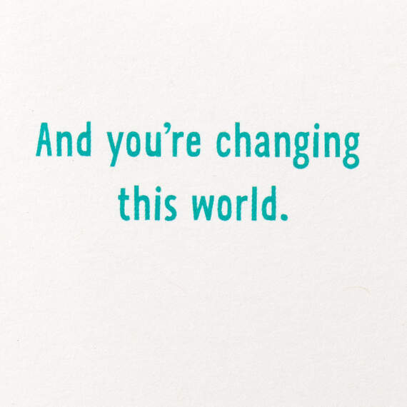 3.25" Mini Little World Changers™ You're Changing the World Card, , large image number 2