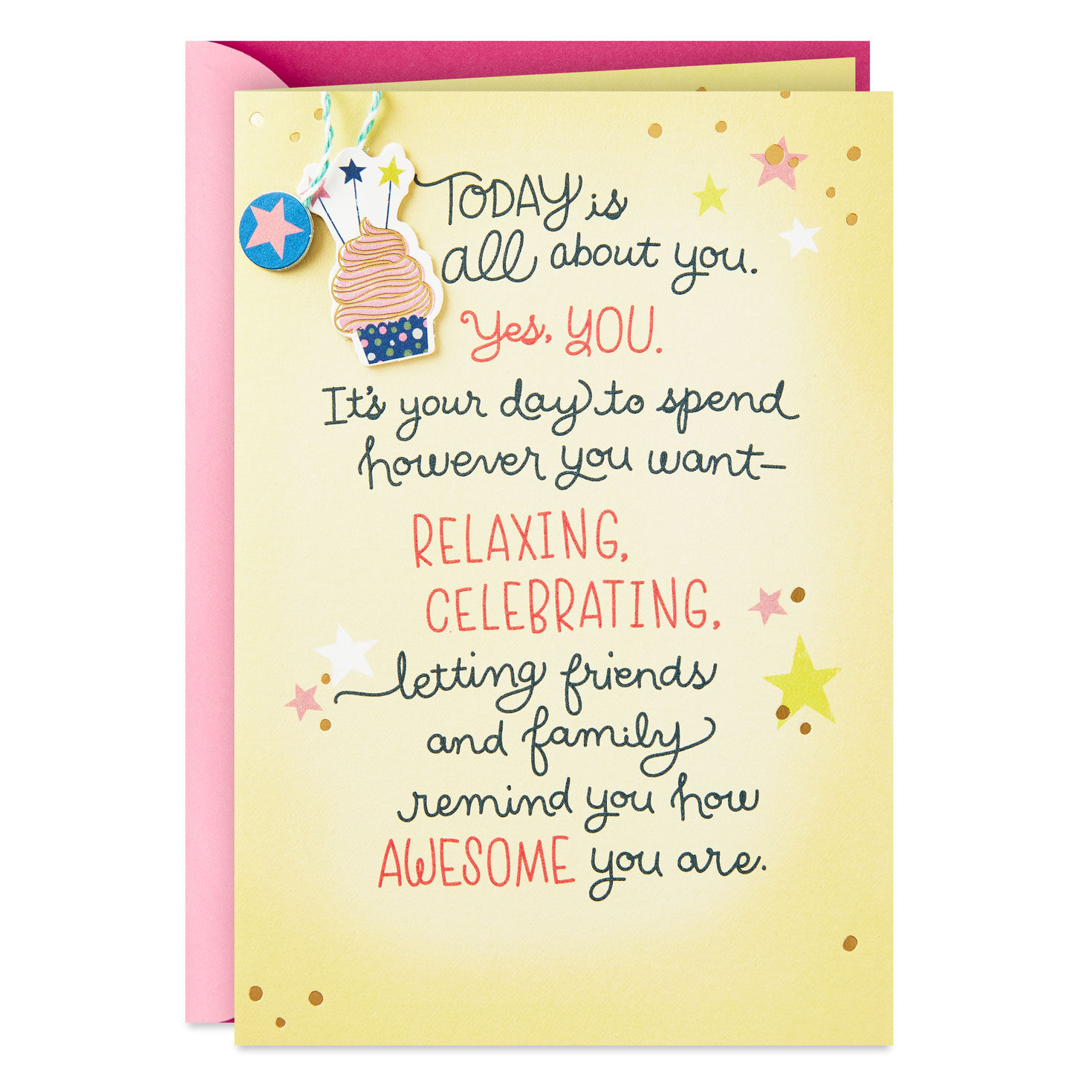 Today Is All About You Birthday Card