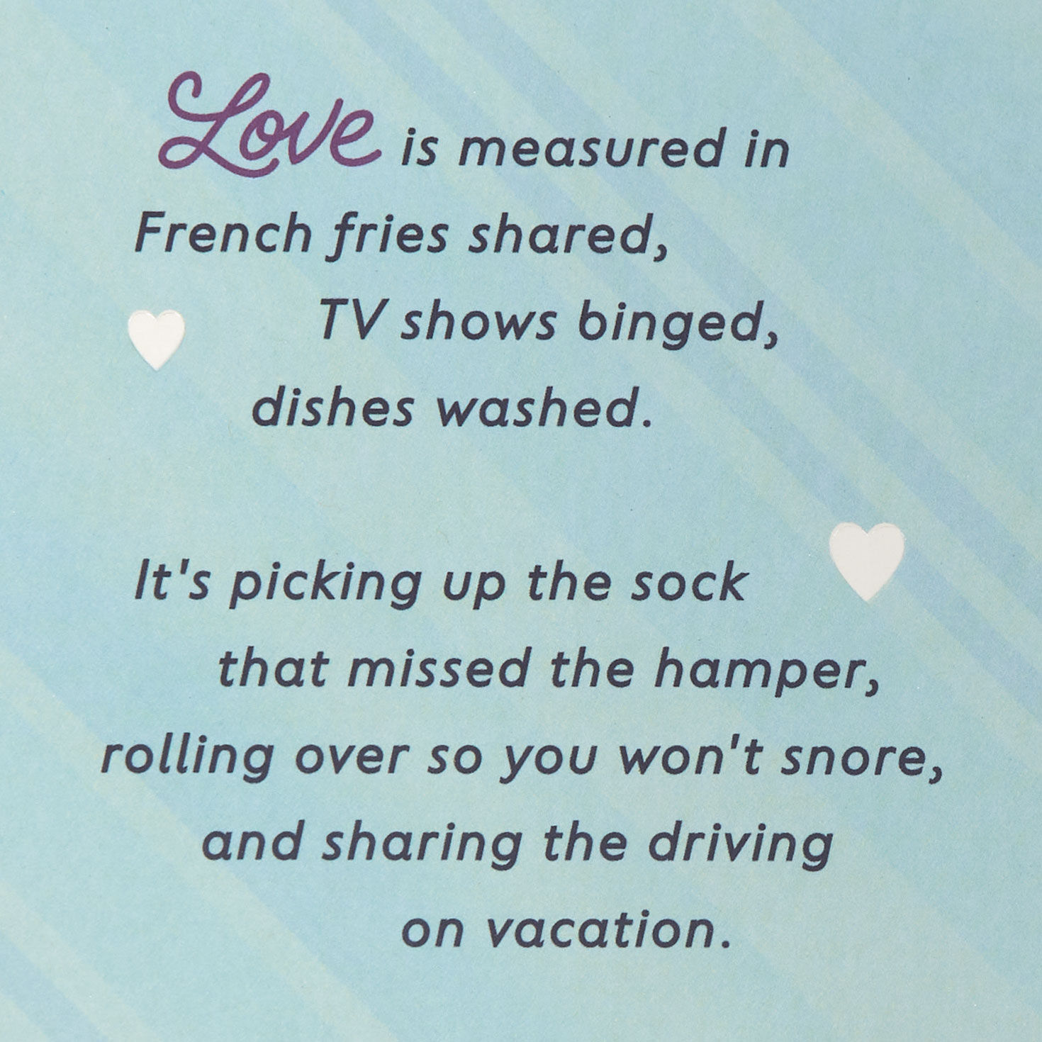 Love Is in Each Other Anniversary Card for Couple, , large image number 2