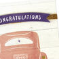Just Married Vintage Getaway Car Wedding Card Card Front Detail image number 4