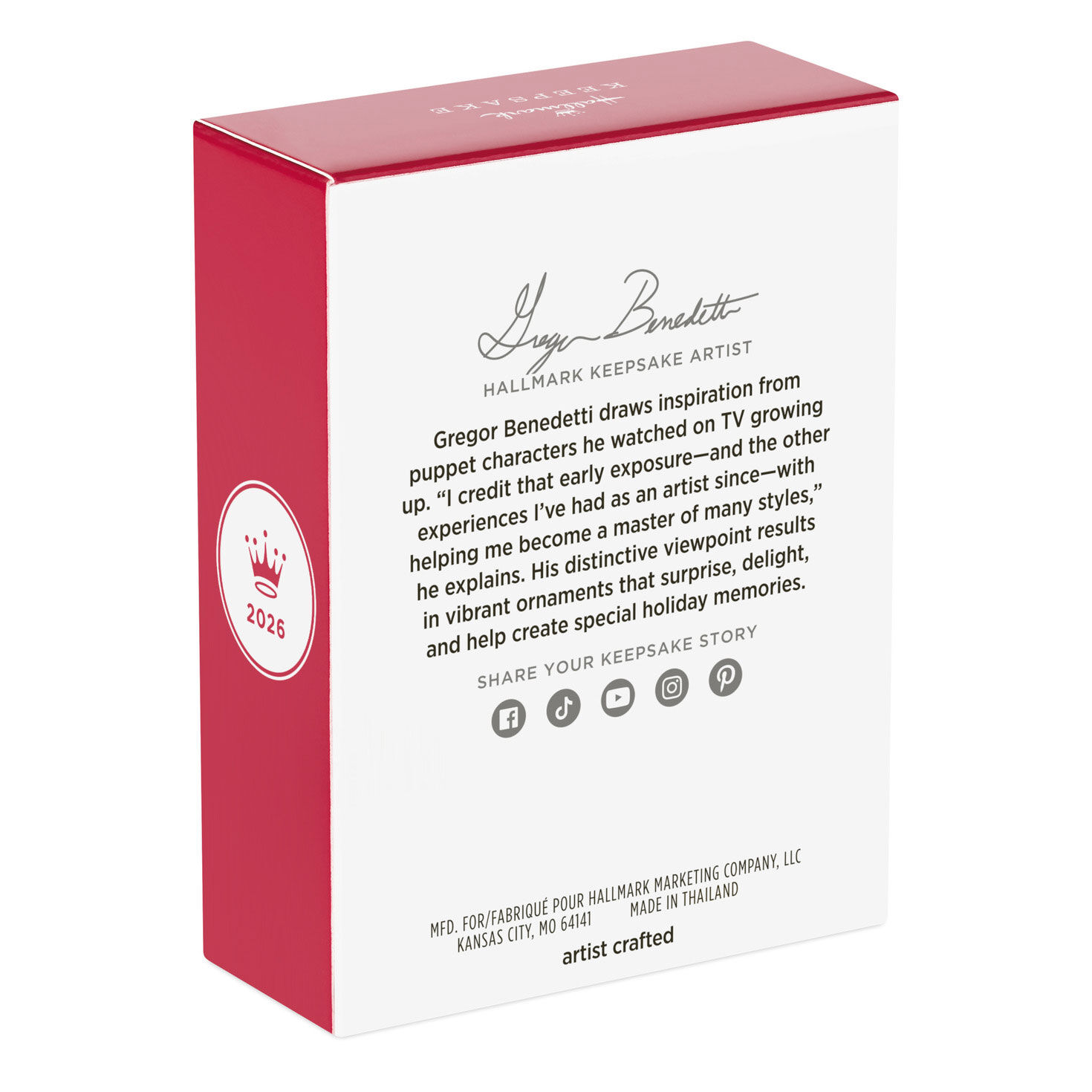 Vintage Snowman Ornaments Keepsake Ornament Package Back image number 8