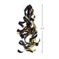 Black/Gold Curly Ribbon Gift Bow, 4.6", , large image number 2