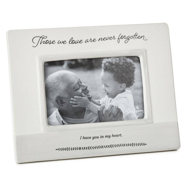 Never Forgotten Memorial Picture Frame, 4x6