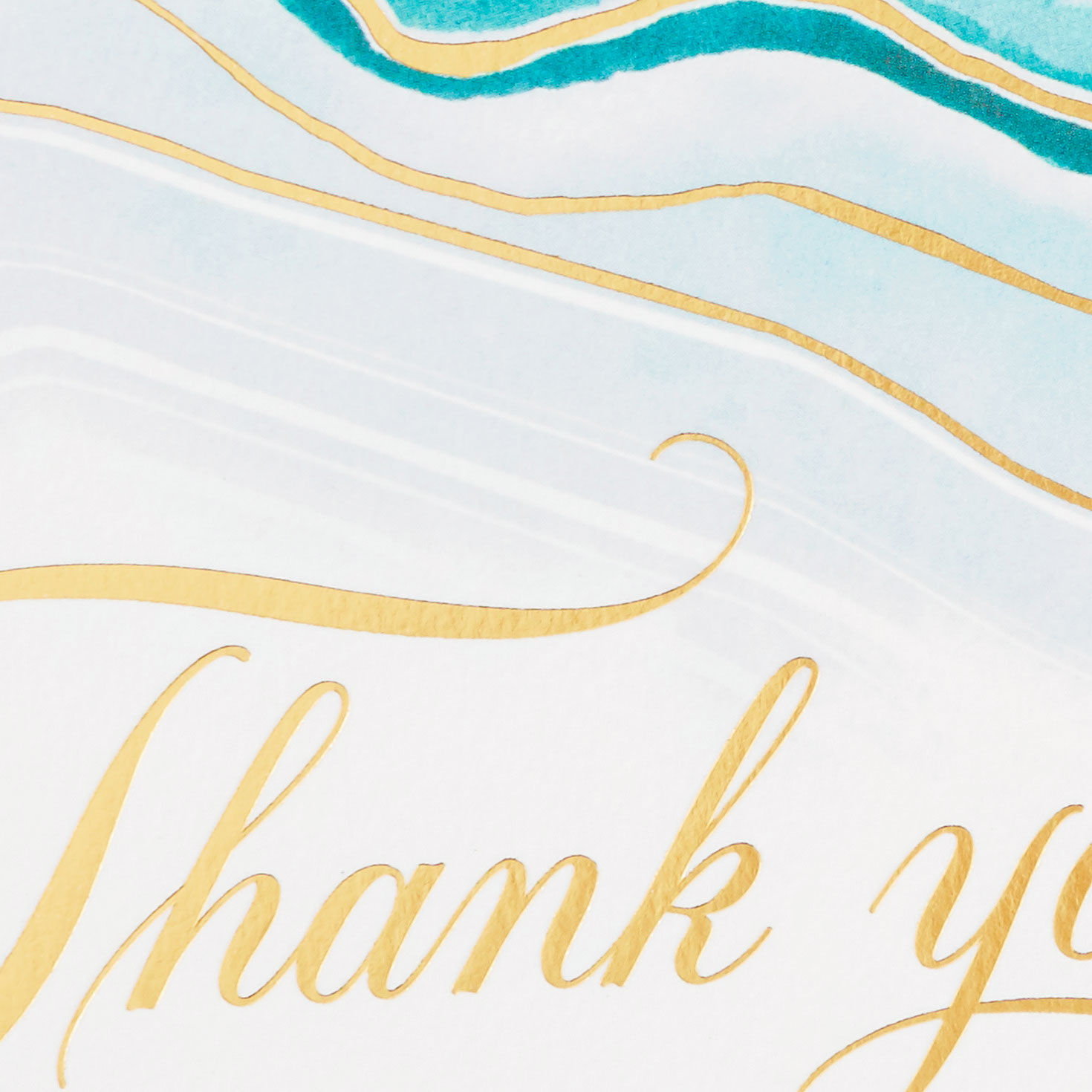 Abstract Waves Boxed Blank Sympathy Thank-You Notes, Pack of 20 - Note ...