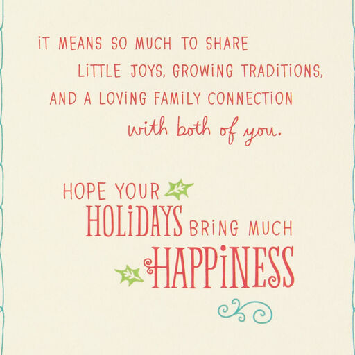 For a Wonderful Granddaughter and Her Love Christmas Card, 