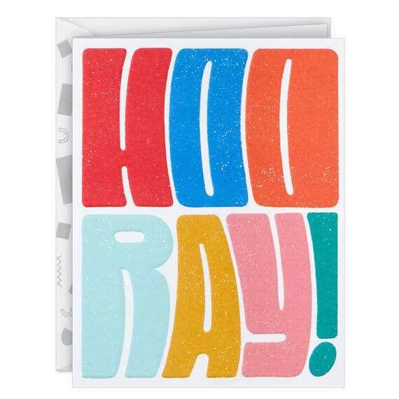 Hoo Ray! Congratulations Card, , large image number 1