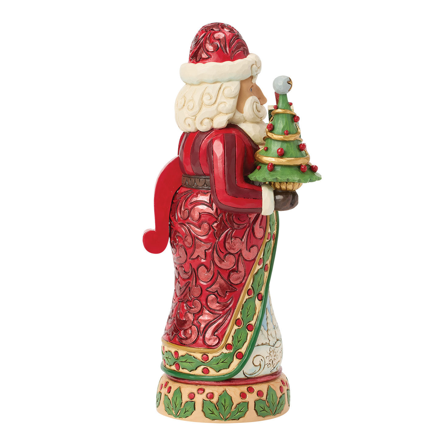 Santa Nutcracker With Tree, Presents Jim Shore Statue side image number 5