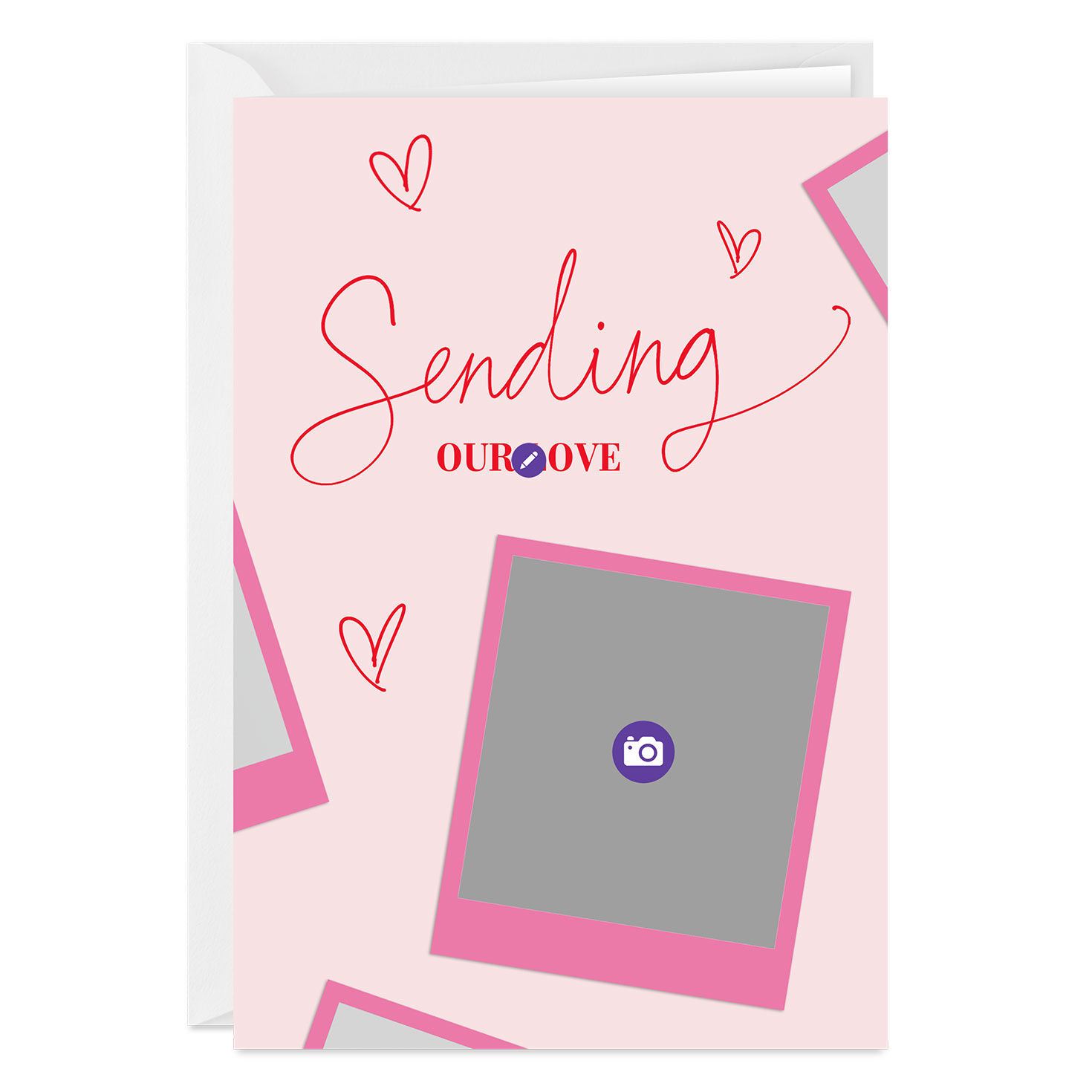 Sending Our Love Custom Card, , large image number 3