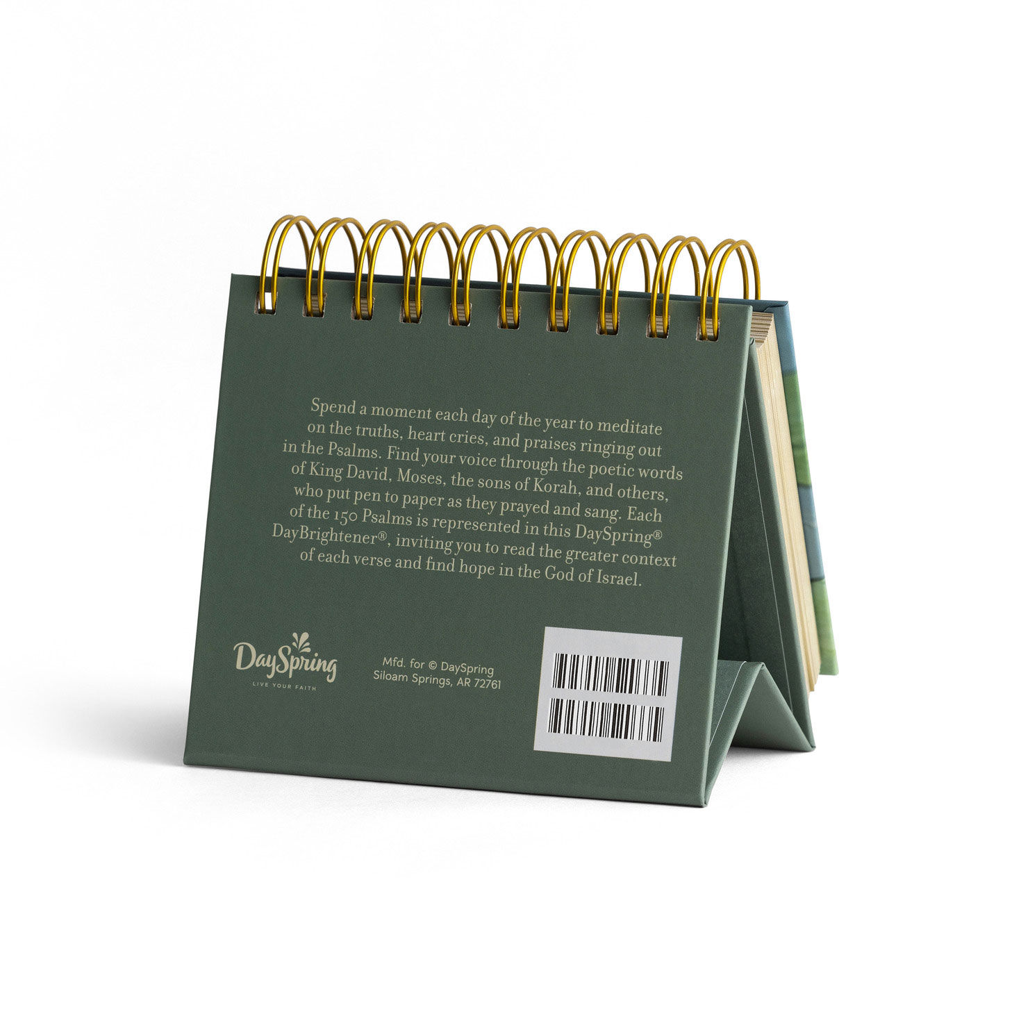 Psalms Beside Still Waters Perpetual Calendar back image number 2