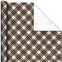 Festive Red and Green Plaid Christmas Wrapping Paper  image number 1