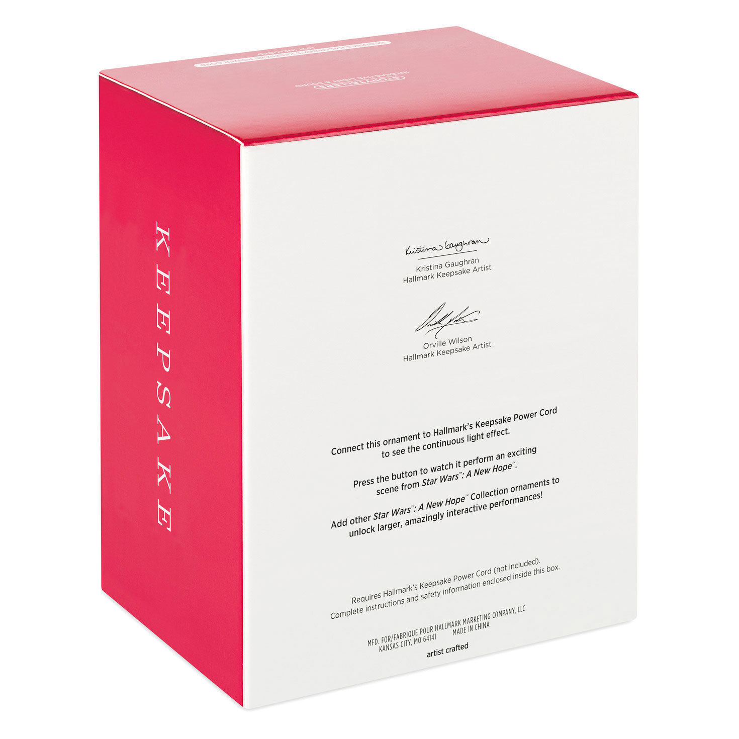 Star Wars: A New Hope&trade; Collection Obi-Wan Kenobi&trade; Ornament With Light and Sound, , large image number 5