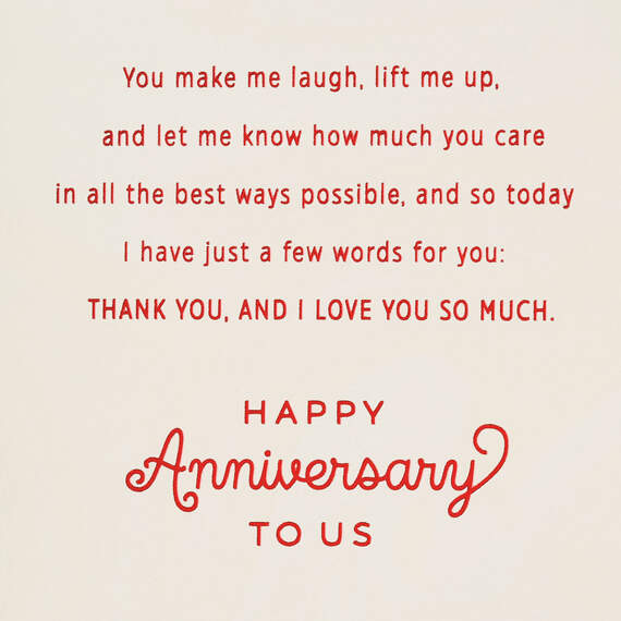 Always Able to Count on Your Love Anniversary Card for Spouse, , large image number 2