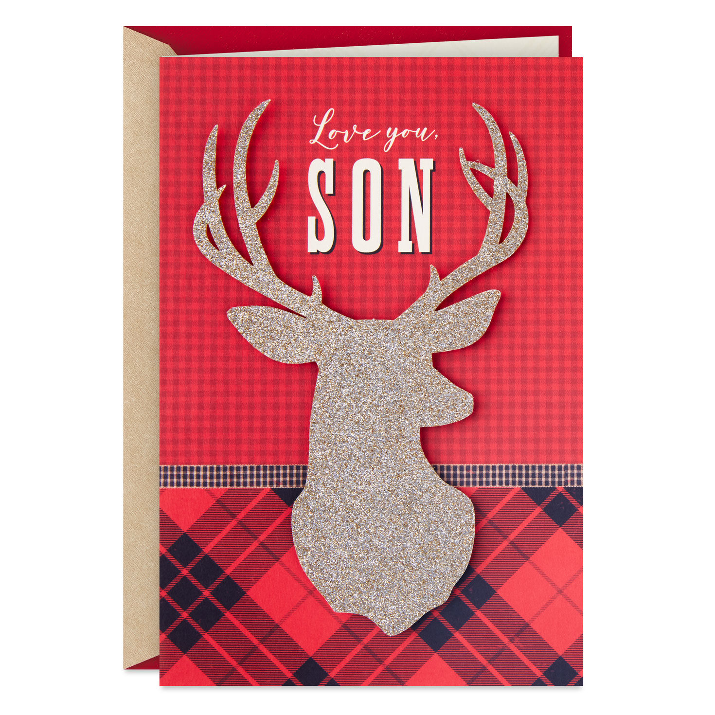 A Wonderful Son and a Good Man Christmas Card