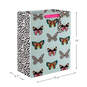 13" Butterflies on Mint Large Gift Bag, , large image number 3