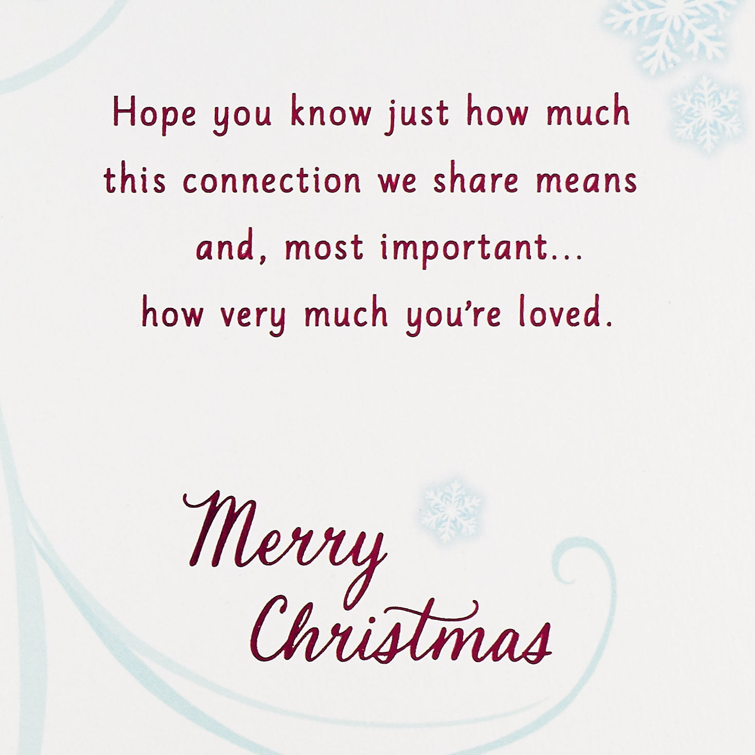 Our Connection Means So Much Christmas Card for Sister, , large image number 3