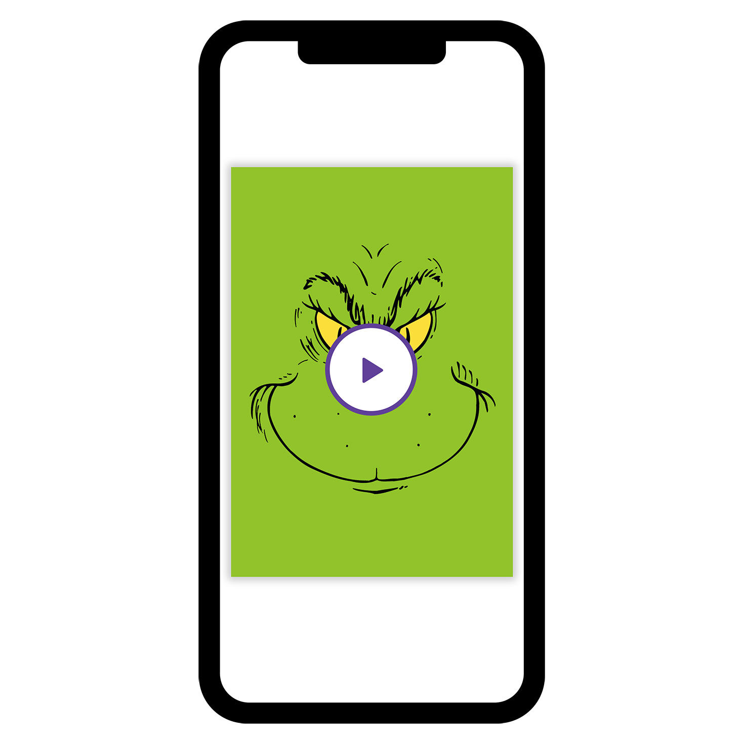 Dr. Seuss's How the Grinch Stole Christmas!&trade; Grinch Face Custom Christmas Card, , large image number 7