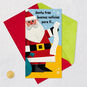 Santa's List Spanish Gift Card Holder Christmas Card Card Front with Envelope and Gold Seal image number 6