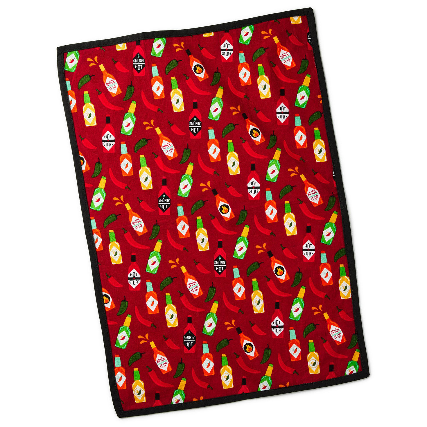 Hot Sauces Kitchen Towel front flat image number 2
