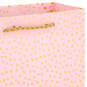 5.5" Gold Dots on Pink Small Horizontal Gift Bag, , large image number 4