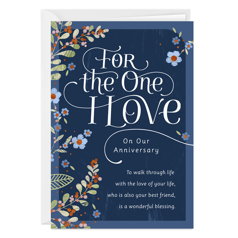 The One I Love Religious Custom Anniversary Card