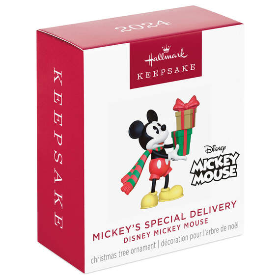 Mini Disney Mickey Mouse Mickey's Special Delivery Ornament, 1.16", , large image number 7