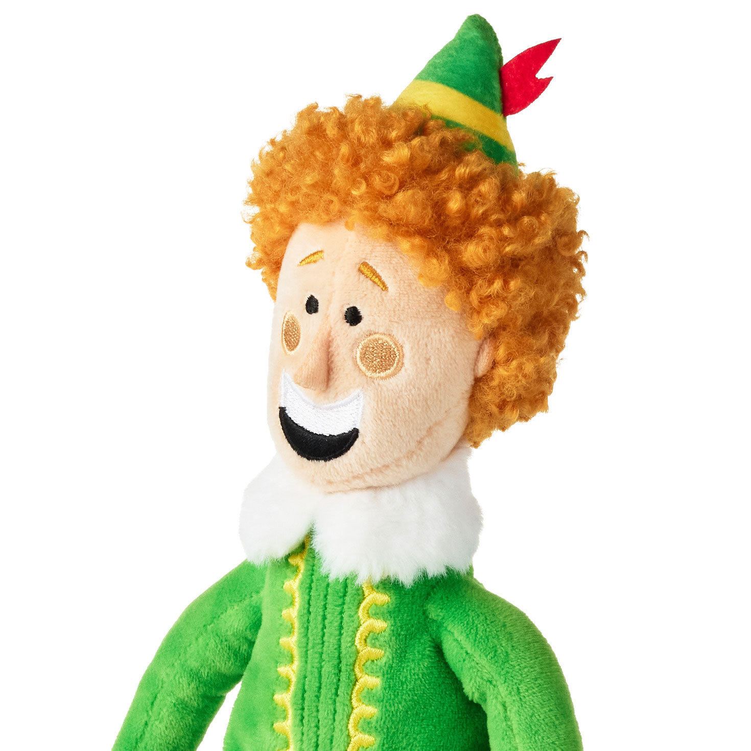 Buddy the Elf Posable Plush Doll upclose detail image number 5