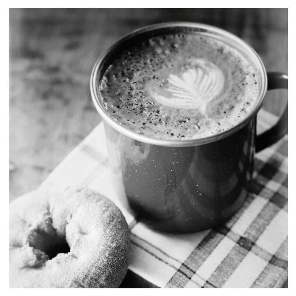 Coffee and Donut Blank Card