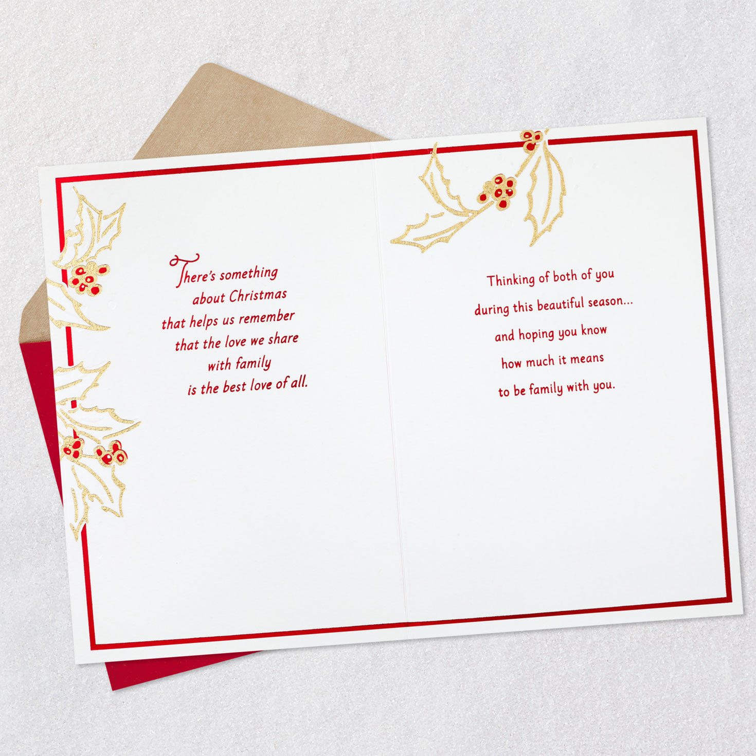The Love We Share Christmas Card for Sister and Brother-in-Law for only USD 5.59 | Hallmark