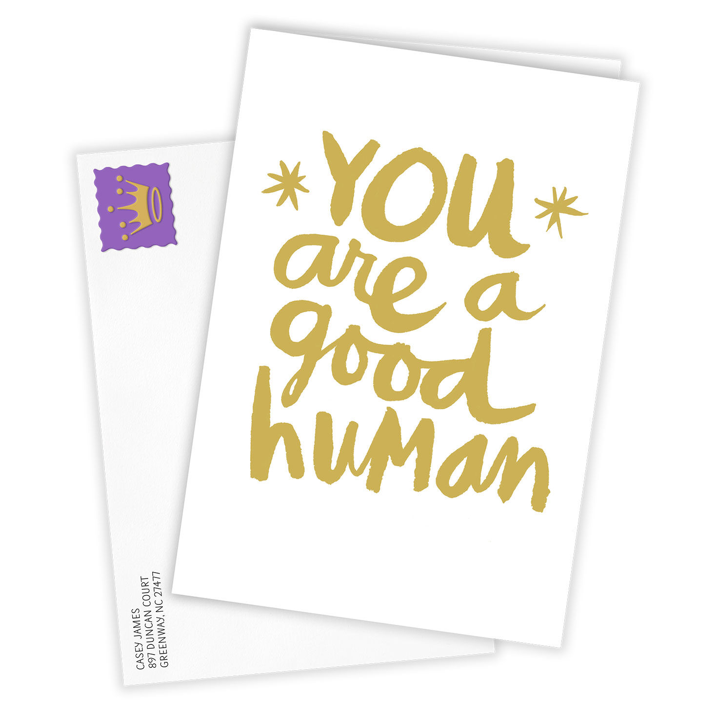 You Are a Good Human Photo Card, , large image number 2