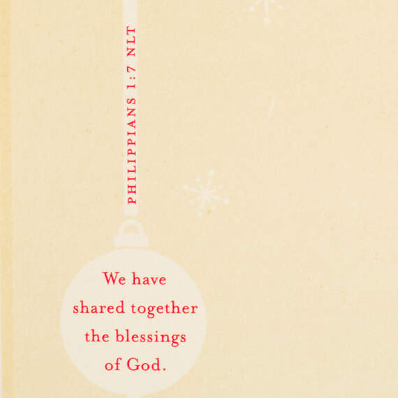 Thanks to God for Wonderful Parents Religious Christmas Card, , large image number 3