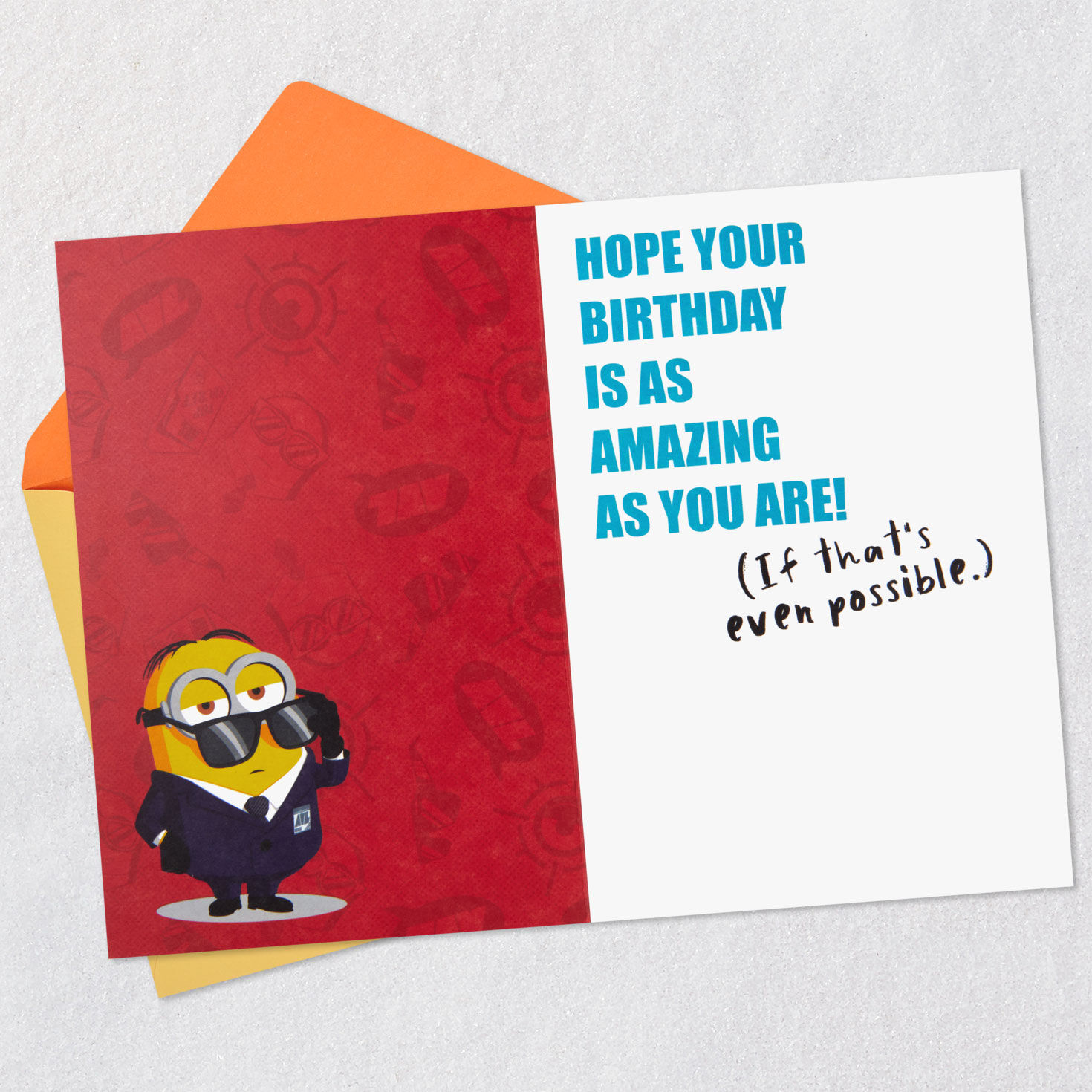 Despicable Me 4 Mind-blowing Coolness Minions Birthday Card for Kids With Stickers, , large image number 3