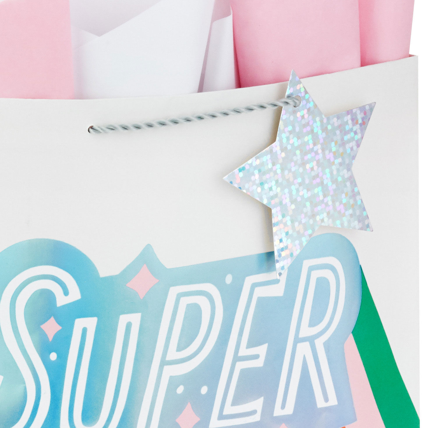 15.5" Super Mom Extra-Large Gift Bag With Tissue Paper for only USD 6.99 | Hallmark