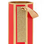 Red and Gold Wine Gift Bag Handle Detail image number 4
