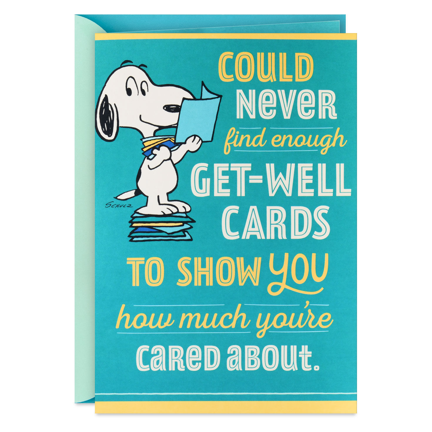 Peanuts® Snoopy Never Enough Cards Funny Get Well Card With Mini Cards