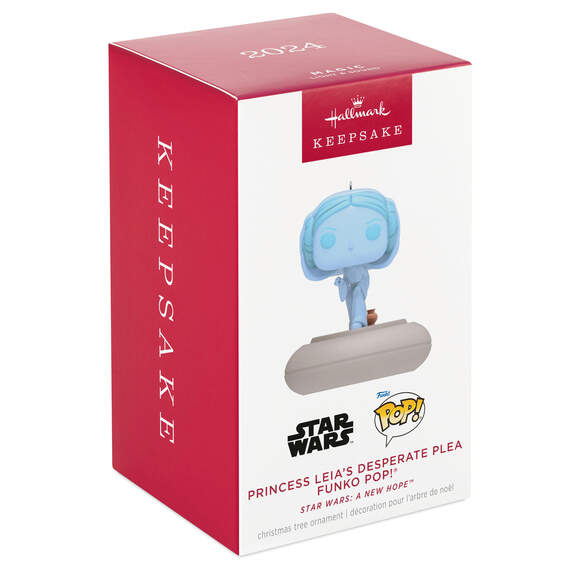 Star Wars: A New Hope™ Princess Leia's Desperate Plea Funko POP!® Ornament With Light and Sound, , large image number 7