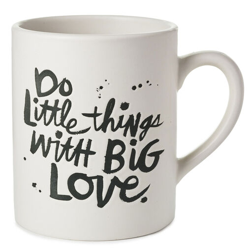 Do Little Things With Big Love Jumbo Mug, 60 oz., 