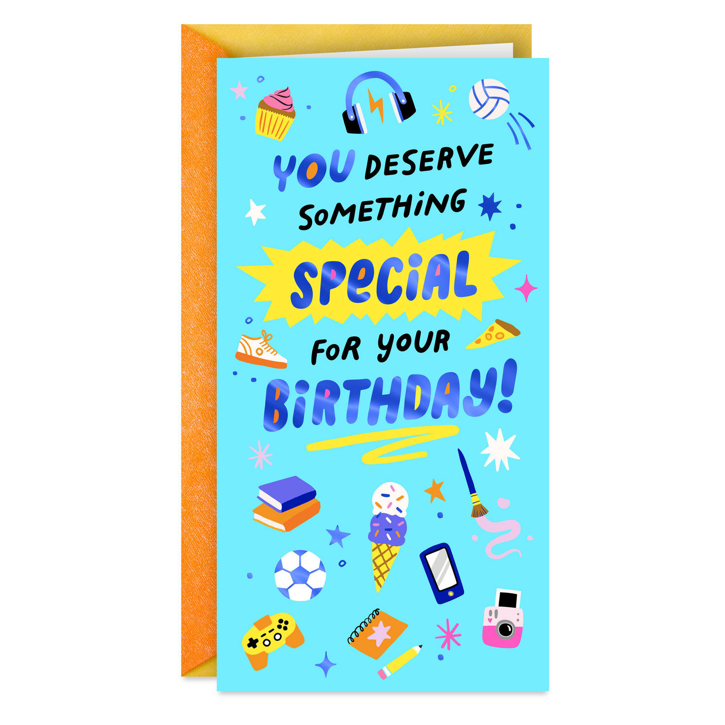 You Deserve Something Special Money Holder Birthday Card for Kids