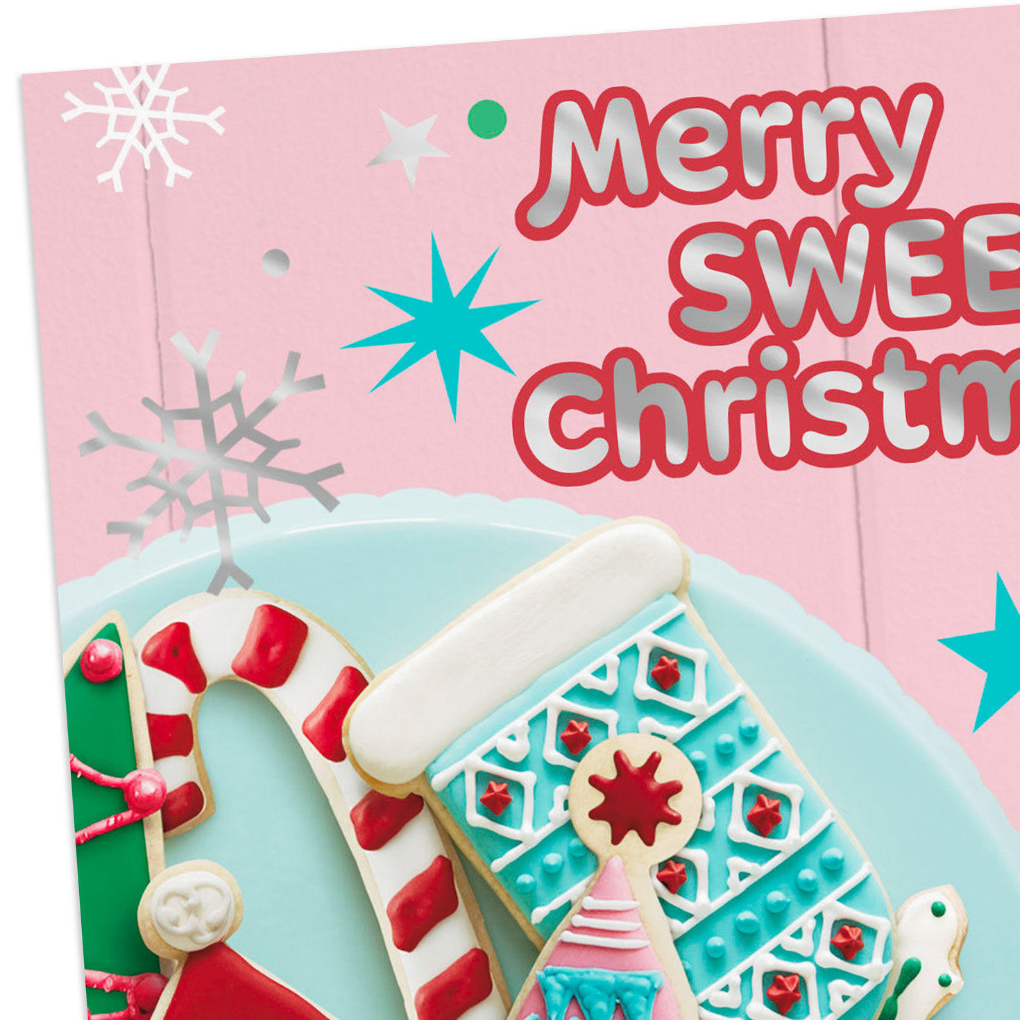 Frosted Sugar Cookies Christmas Card Card Front Detail image number 4