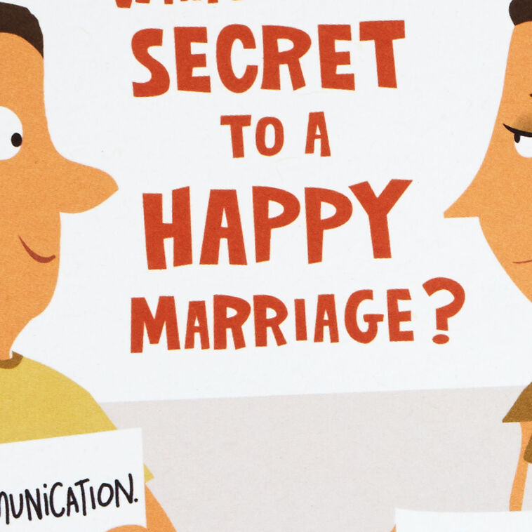 Fan in the Bathroom Funny Couple Anniversary Card Card Front Detail image number 4