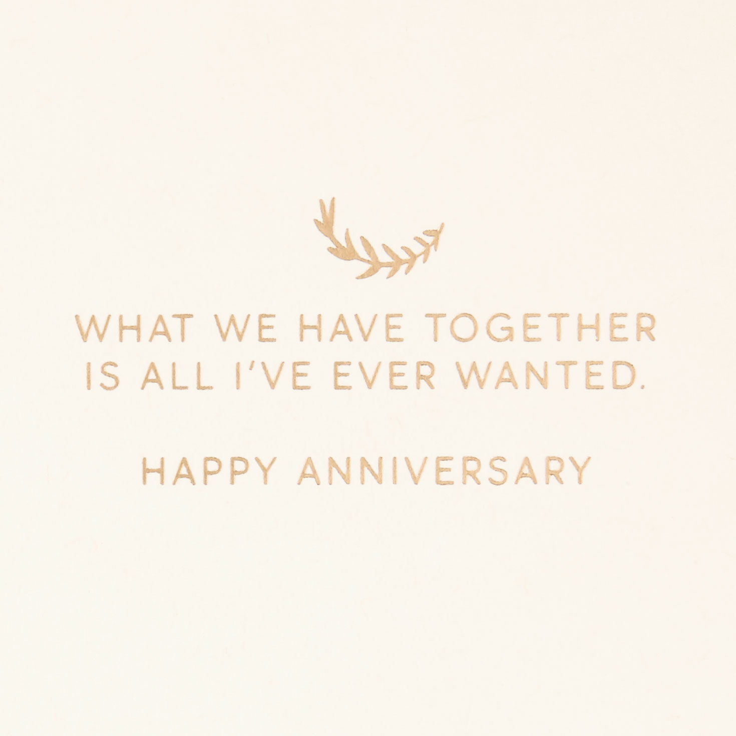 Botanical Heart Anniversary Card sentiment image number 2
