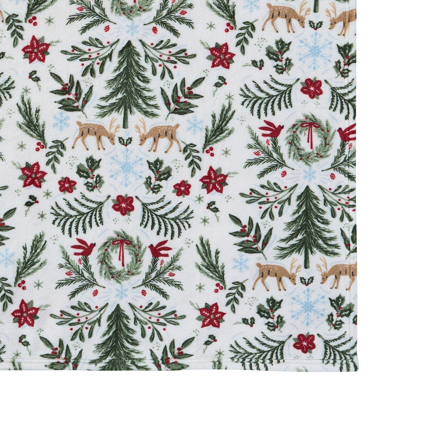 Hallmark Foliage Plush Throw - 50x70 corner image number 4