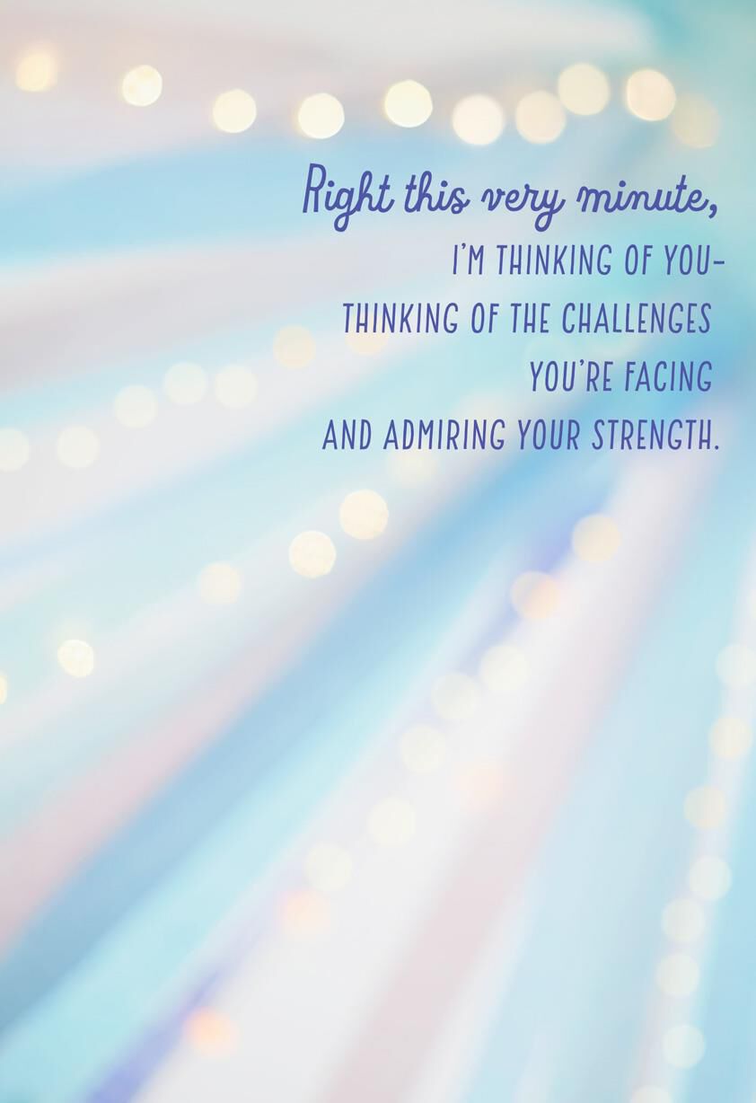 Right This Very Minute, I'm Thinking of You Get Well Card
