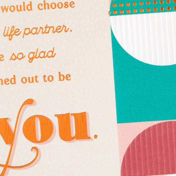 Glad It's You Birthday Card for Child's Romantic Partner, , large image number 4