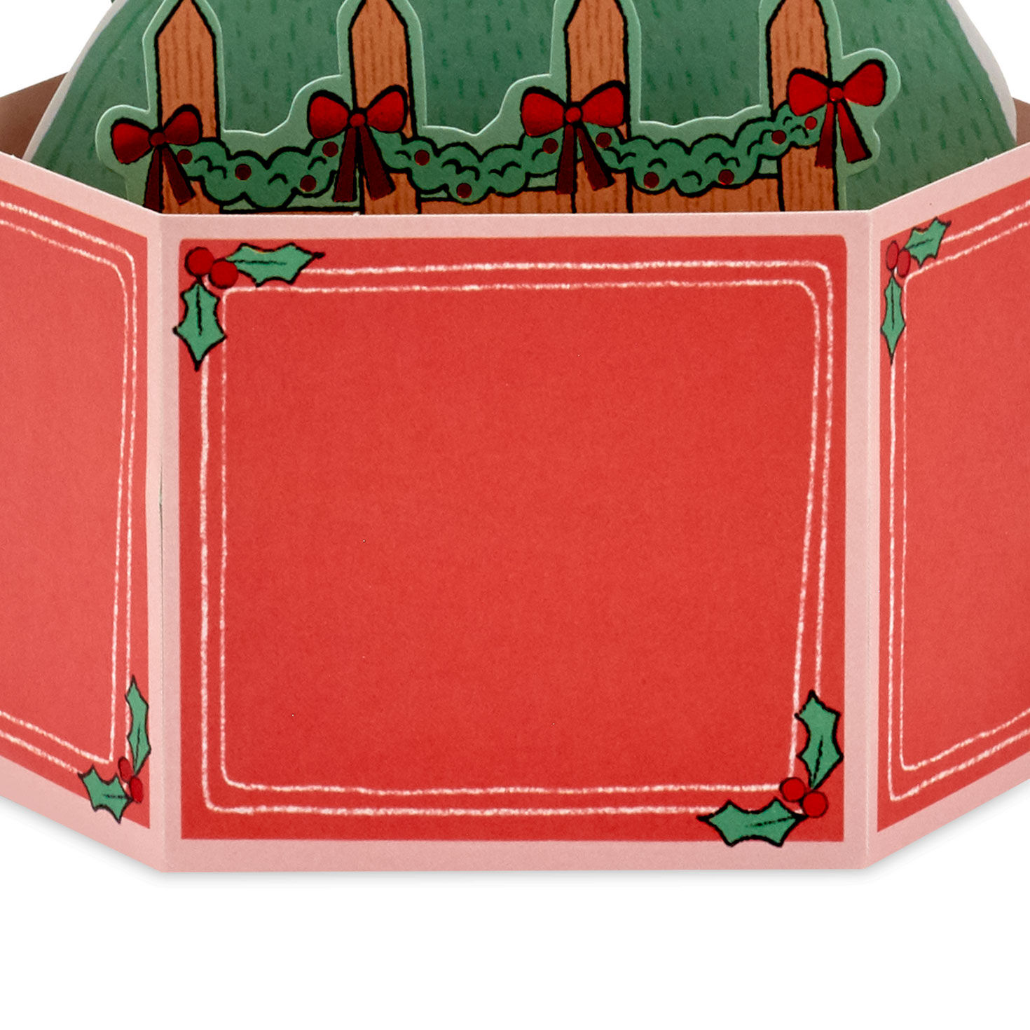 Deck the Hogs Funny 3D Pop-Up Christmas Card, , large image number 4