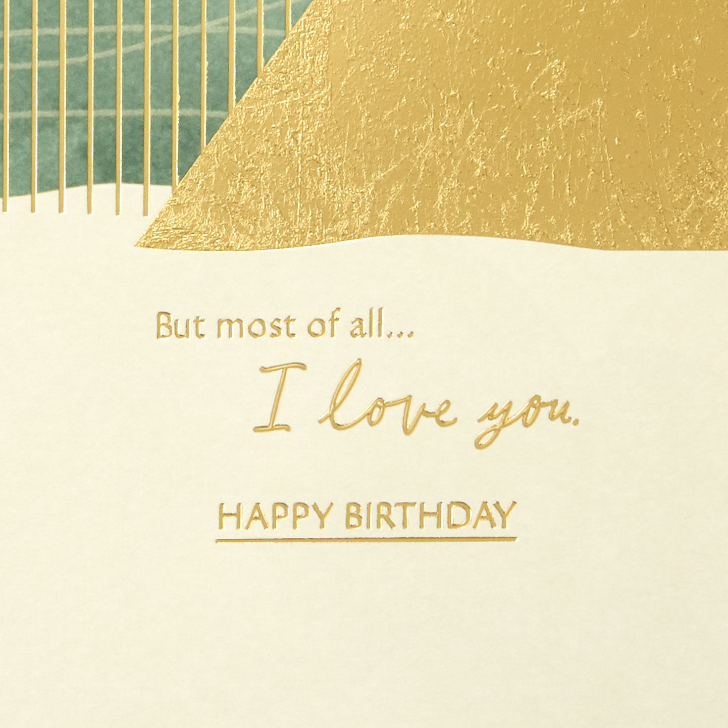 Abstract Mountain Range Romantic Birthday Card sentiment image number 6