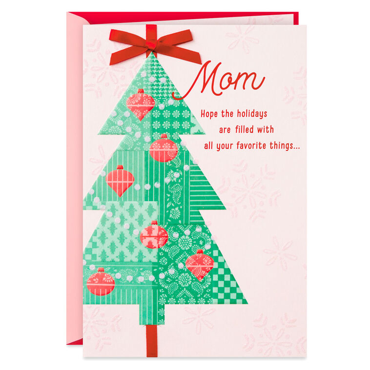How Loved You Are Christmas Card for Mom