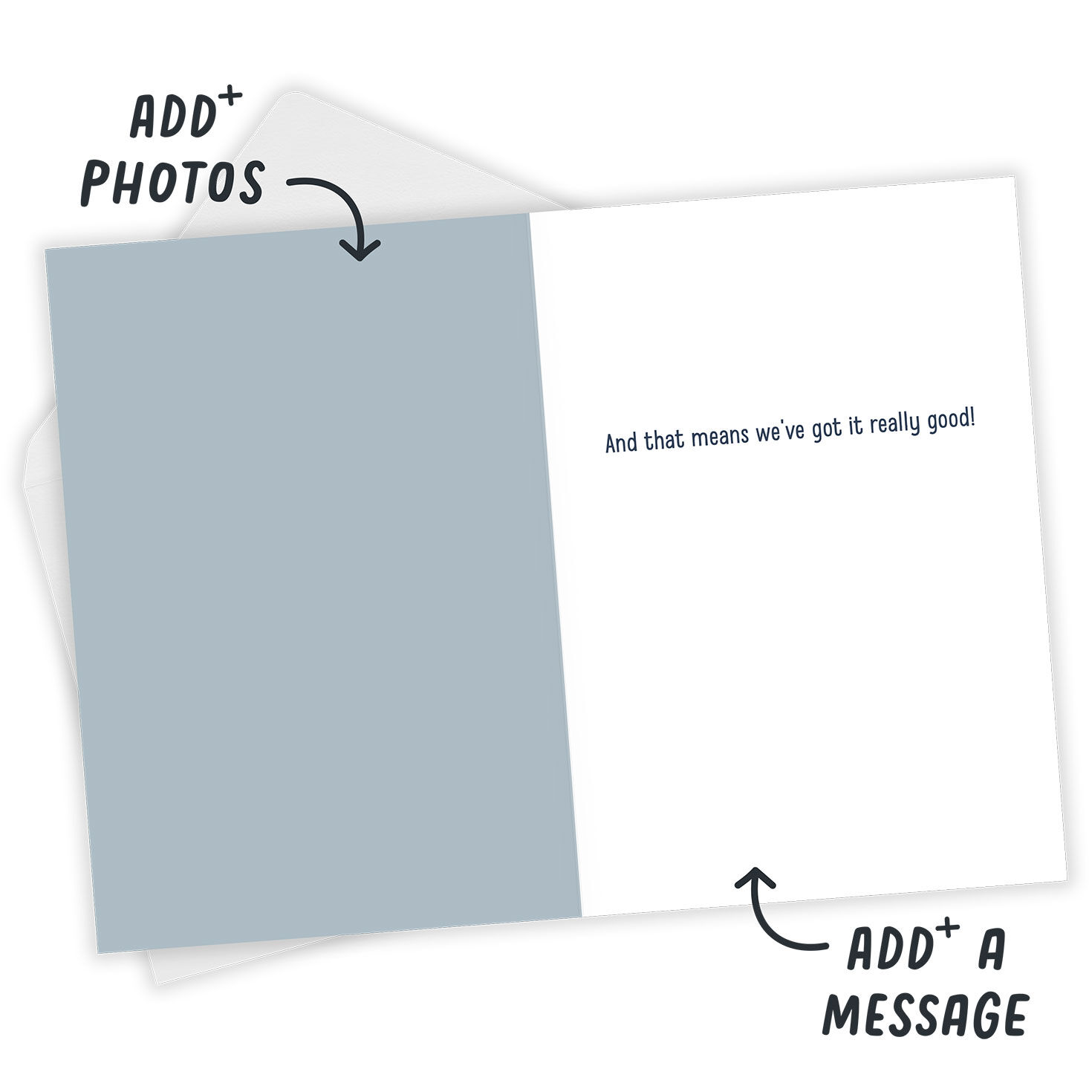 Our Family's Grateful For You Custom Card, , large image number 3