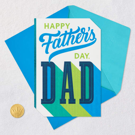 A Day to Feel Loved Father's Day Card for Dad, , large image number 5